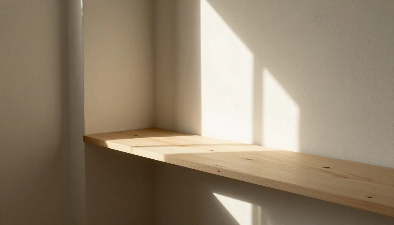 Craftsman allocation workspace in raking daylight